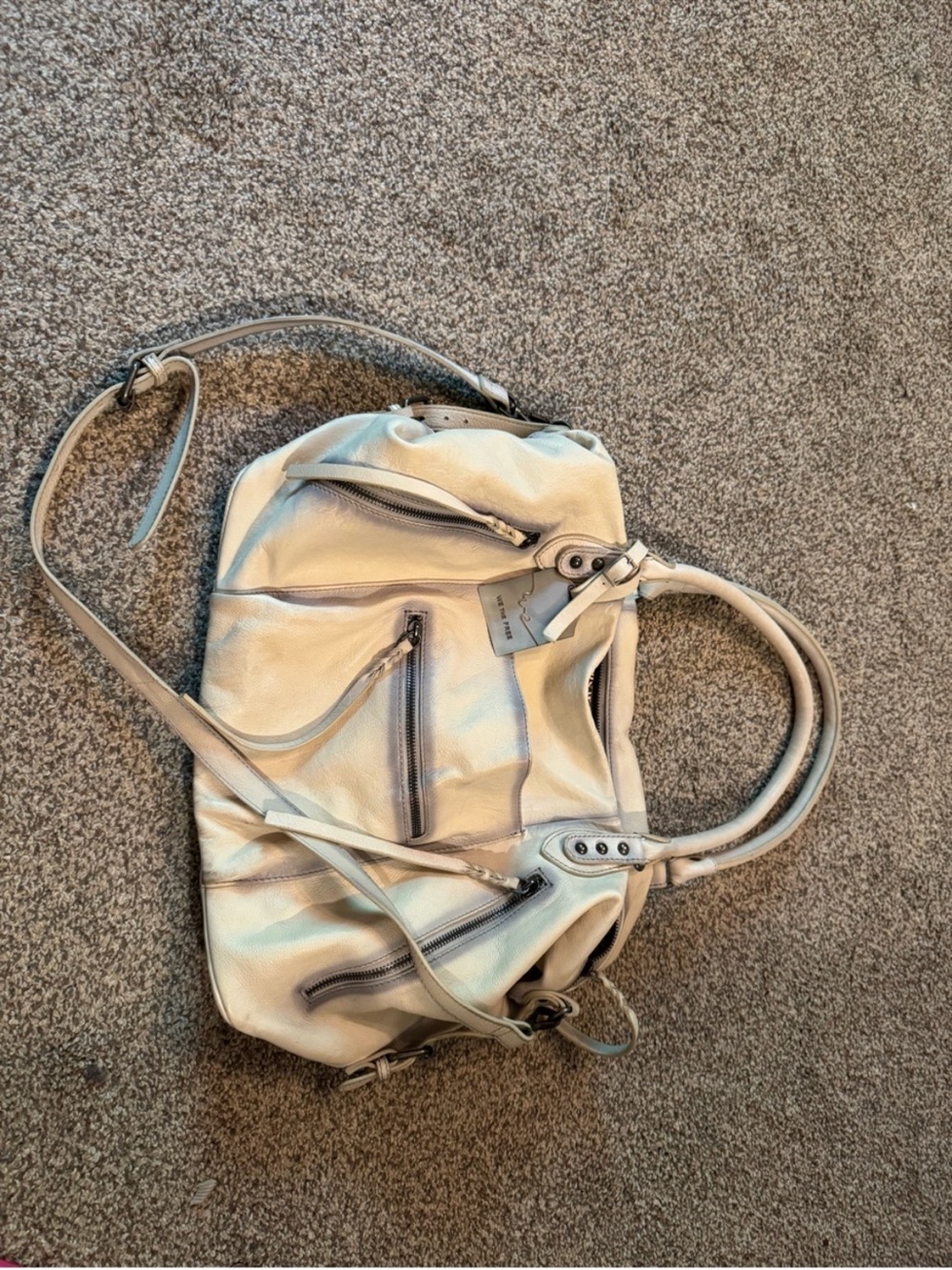 Free people Emerson tote bag in color salt- Versatile Everyday Carry